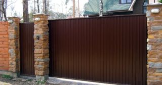 Купить откатные ворота консольные Ялуторовск, цена от 2783 руб.